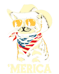 Usa Merica Cat 4th Of July Funny Patriotic T-Shirt