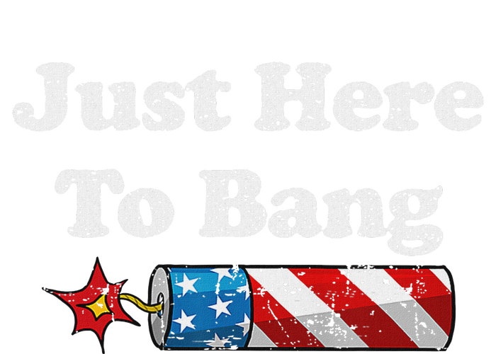 Funny Fourth Of July 4th Of July IM Just Here To Bang T-Shirt