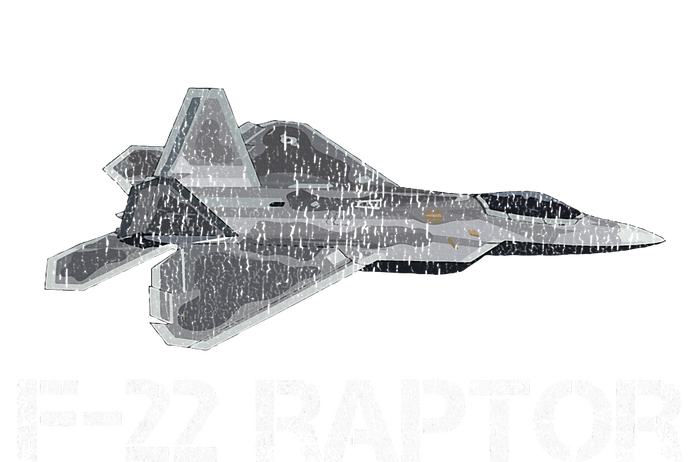 F22 Raptor Fighter Jet Military Pilot Yupoong Adult 5-Panel Trucker Hat