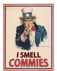 Patriotic Conservative Uncle Sam Poster I Smell Commies PosiCharge Competitor Tank