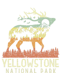 Yellowstone National Park Retro Vintage Mountain Elk T-Shirt