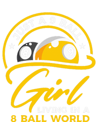 9 Ball Girl Living In 8 Ball World Pool Snooker Billiards T-Shirt