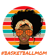 Basketball Mom Black Women African American Afro T-Shirt