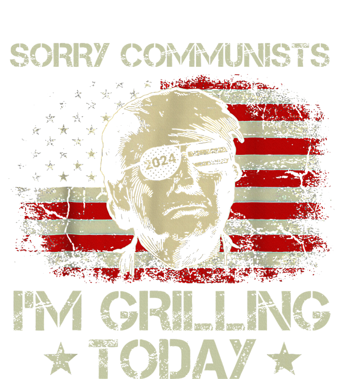 Funny Trump 2024 Communists IM Grilling Today Sweatshirt Cinch Pack Bag