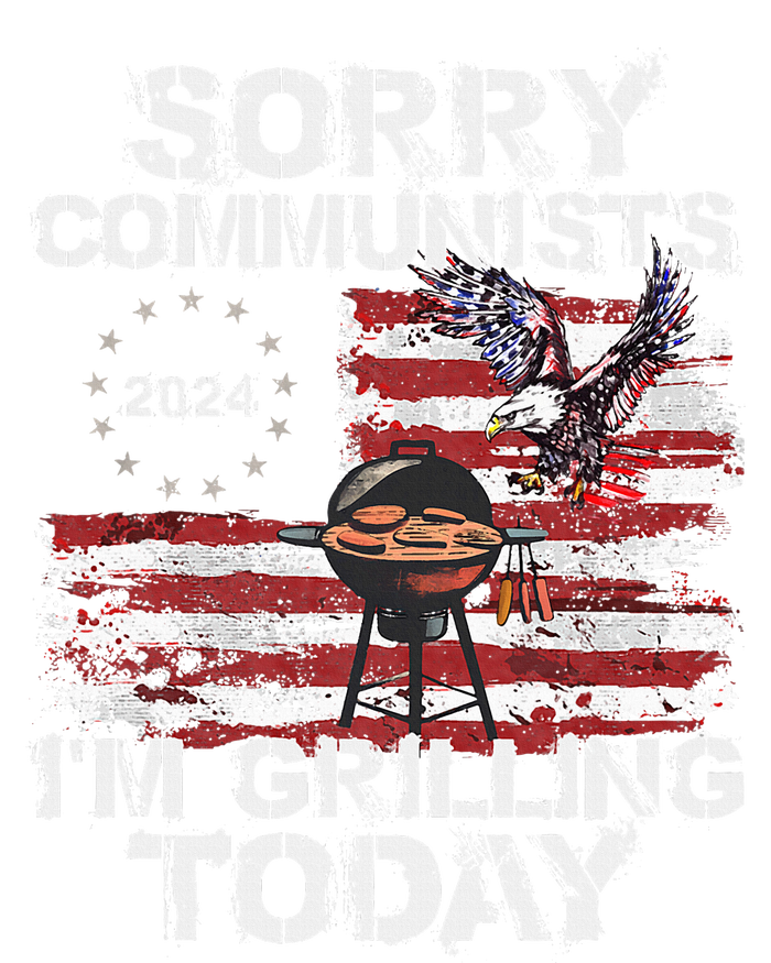 Funny Sorry Communists IM Grilling Today Kids Hoodie