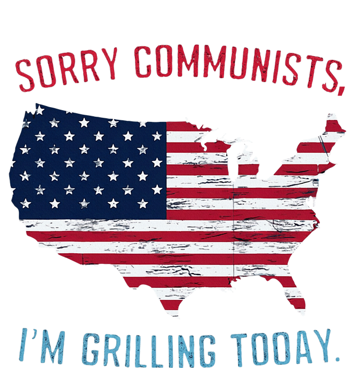 Retro Vintage Sorry Communists IM Grilling Today Bbq Women's Perfect Tri Rocker Tank