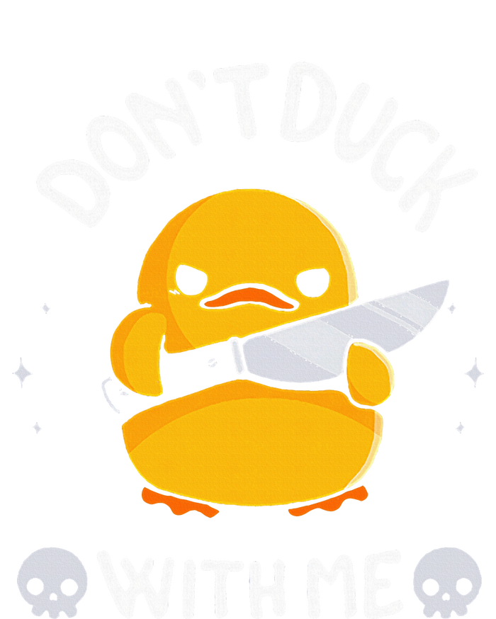 DonT Duck With Me Funny Duck Kinife Sustainable Bucket Hat