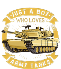 Just A Boy Who Loves Army Tanks For Military Boy Daily Commute Backpack