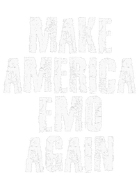 Make America Emo Again Funny Goth Us Pom Pom 12in Knit Beanie