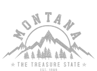 Montana The Treasure State Est. 1889 Vintage Mountains Button