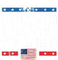 Funny The British Blew A Thirteen Colony Lead 4th Of July USA-Made Snowflake Beanie