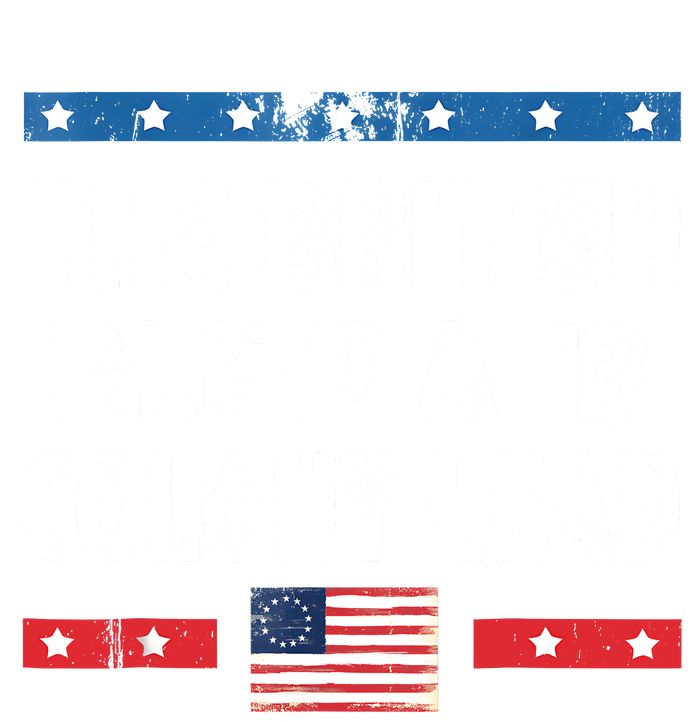 Funny The British Blew A Thirteen Colony Lead 4th Of July USA-Made Snowflake Beanie