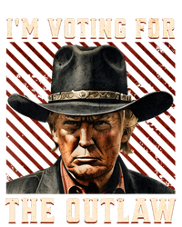 IM Voting For The Outlaw Wanted For President Trump 2024 Women's Perfect Tri Rocker Tank