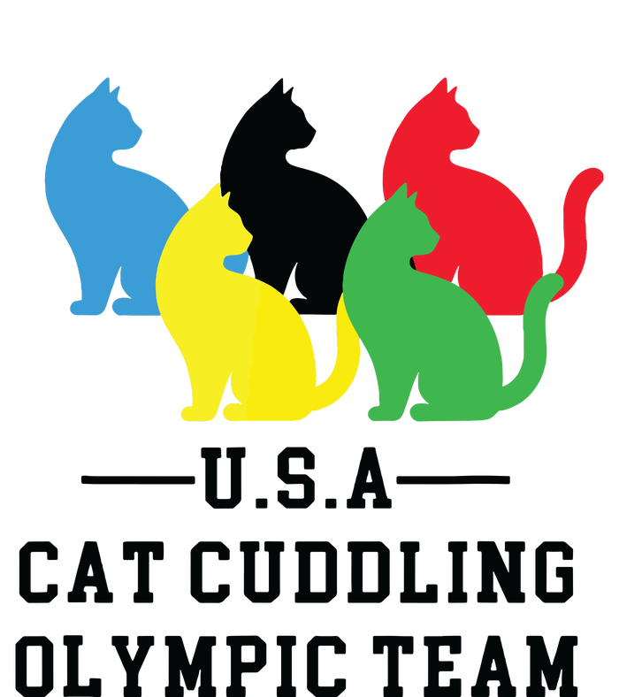 Cat Cuddling Team T-Shirt