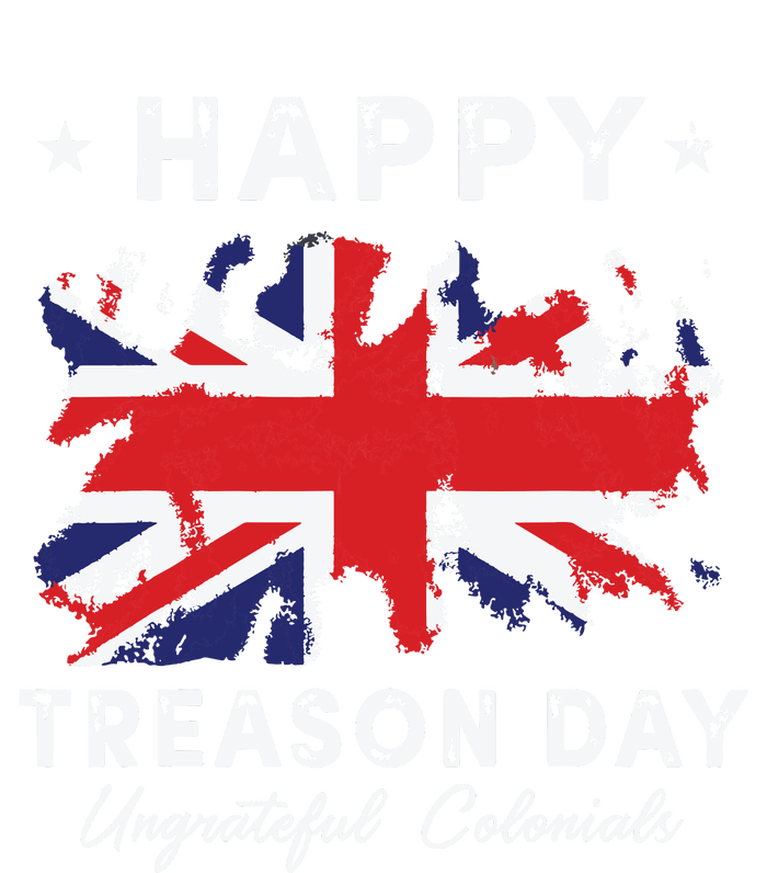 Happy Treason Day Ungrateful Colonials 4th July British Flag Women's Perfect Tri Tunic Long Sleeve Shirt