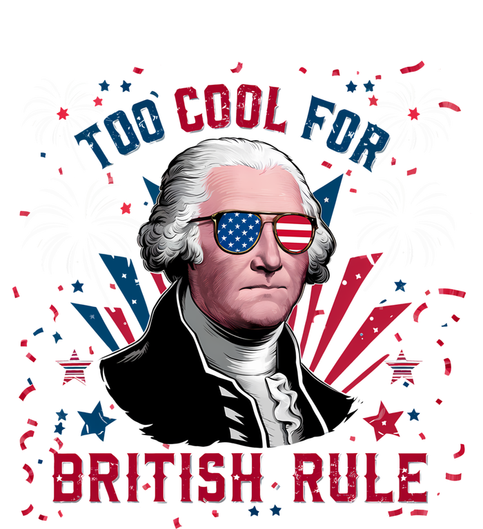 George Washington Too Cool For British Rule Cooling Performance Crew T-Shirt