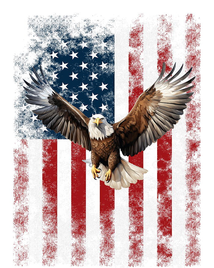 Patriotic Eagle 4th Of July Usa American Flag T-Shirt