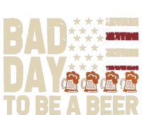 Retro Bad Day To Be Beer Usa Flag Beer 4th Of July Sustainable Bucket Hat