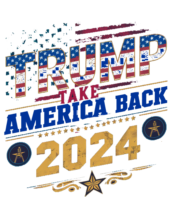 Trump 2024 Take America Back Vintage Style T-Shirt