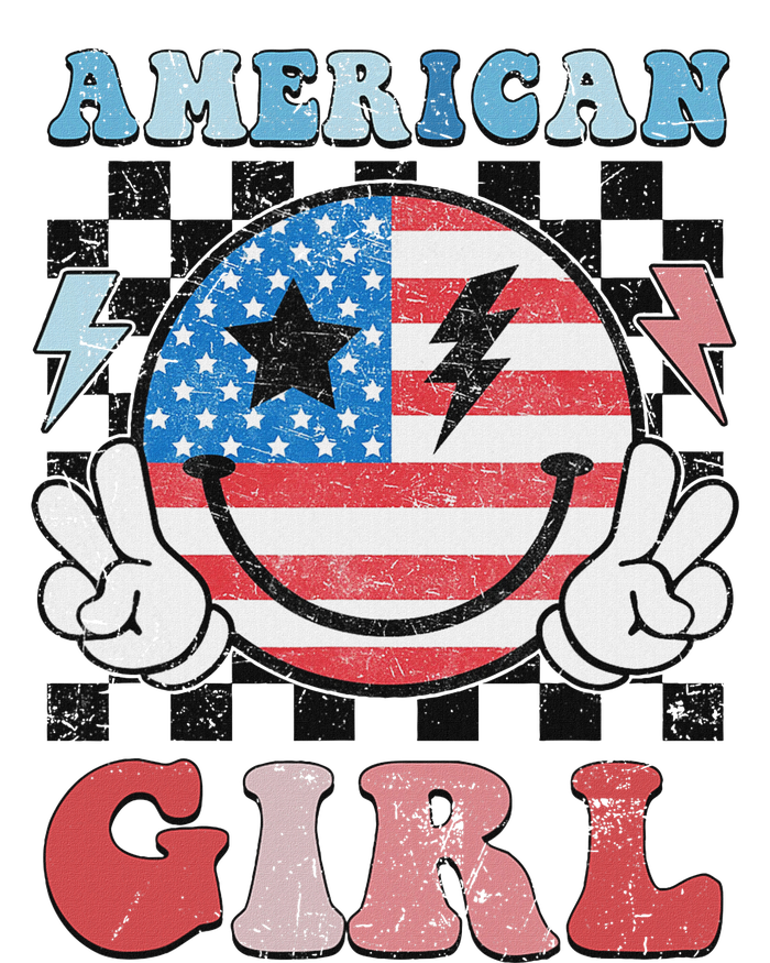 Patriotic American Girl 4th Of July Premium T-Shirt