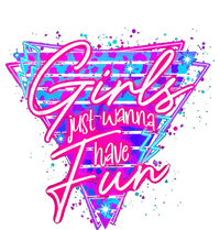 Funny 80s Girl Just Wanna Have Fun 1980s Style Women's Fleece Hoodie