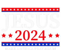 Jesus 2024 Make America Pray Again Christian Womens Funnel Neck Pullover Hood