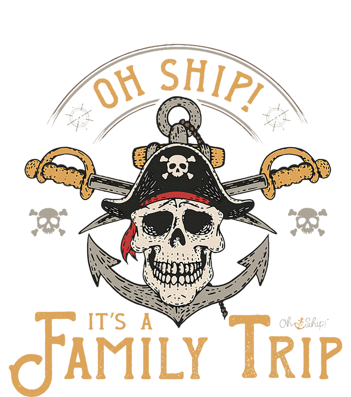 Its A Family Trip Pirate Matching Family Cruise T-Shirt