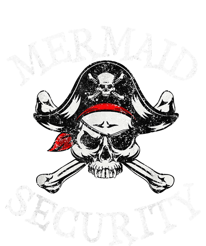 Mermaid Security Pirate Party Dad Brother Family Matching T-Shirt