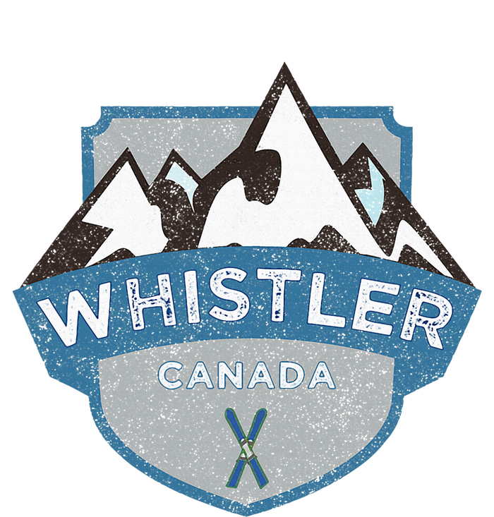 Vintage Whistler Canada Illustration T-Shirt