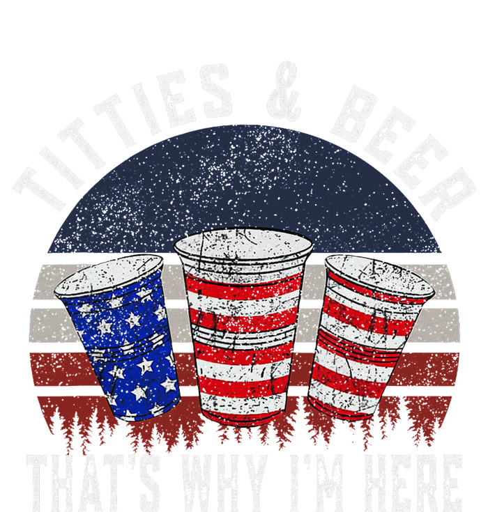 Titties And Beer 4th Of July Fun And Humor T-Shirt