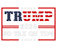 Trump 2024 No Tax On Tips Vintage Usa Flag T-Shirt