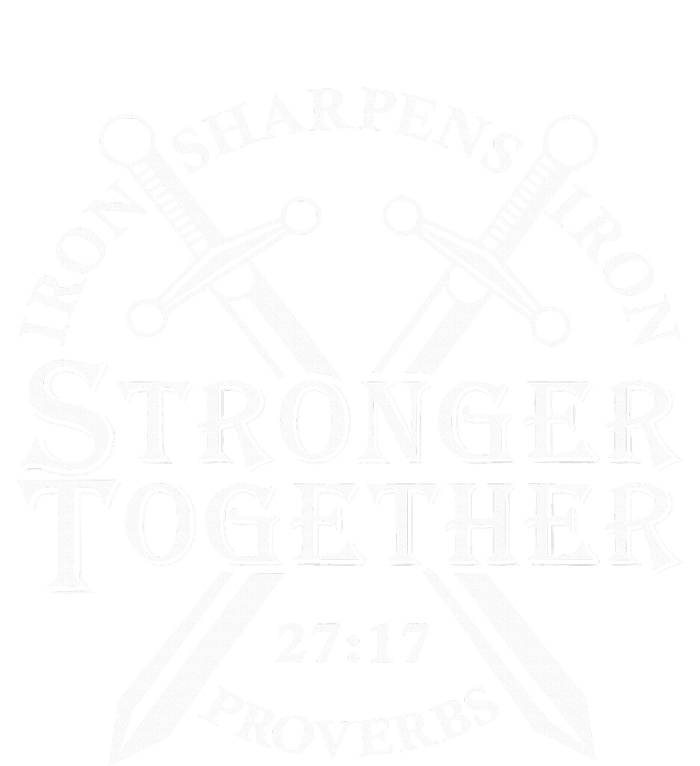 Strongers Together Iron Sharpens Iron Proverbs Kids Long Sleeve Shirt