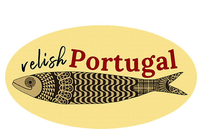 Relish Portugal Sardine Logo Portuguese Tile Sidewalk Toddler Sweatshirt