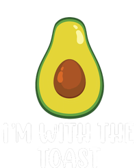 Funny Im With The Toast Avocado Halloween Couples Costumes T-Shirt