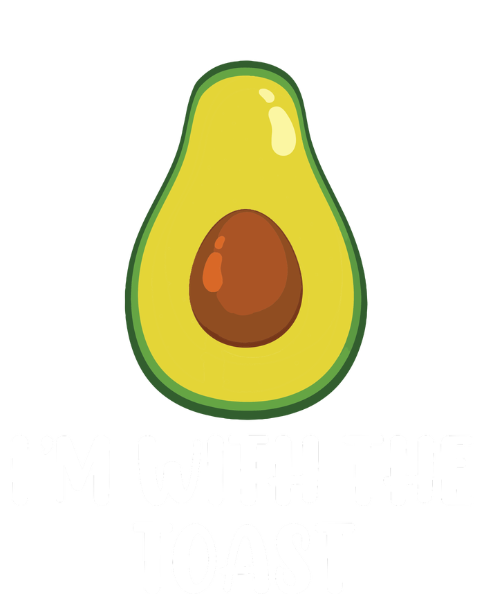 Funny Im With The Toast Avocado Halloween Couples Costumes T-Shirt