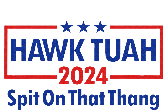 Hawk Tush 2024 Usa Flag Election Parody T-Shirt