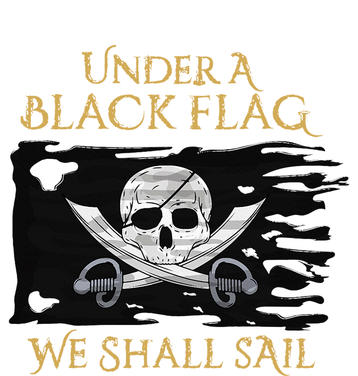 Under A Black Flag We Shall Sail Pirate Women's Perfect Tri Tunic Long Sleeve Shirt