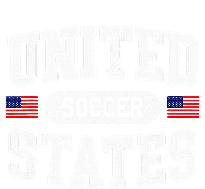 United States Soccer Striped Beanie with Solid Band