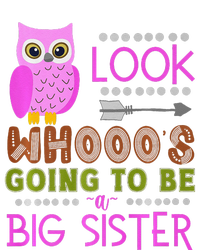 Look WhoS Going To Be A Big Sister Owl Baby Announcement Premium T-Shirt