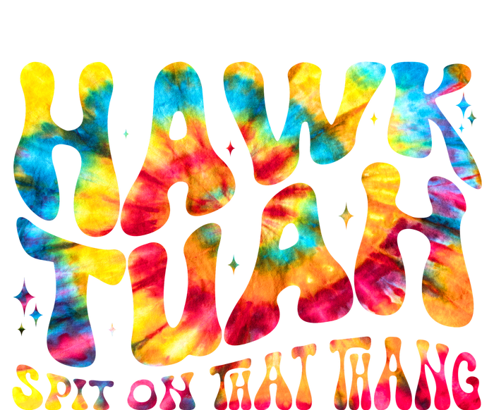 Retro Hippie Tie Dye Hawk Tuah Spit On That Thang Performance Sprint T-Shirt