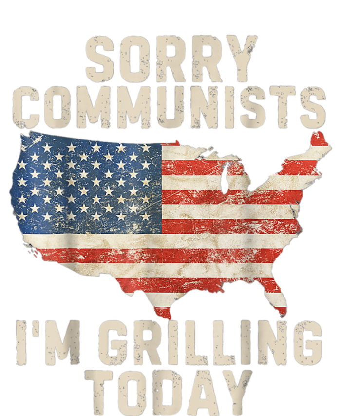 Sorry Communists Im Grilling Today Funny 4th Of July Bbq Sustainable Beanie