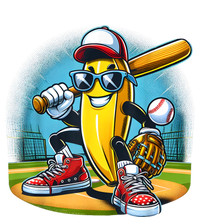 Banana Playing Baseball Funny Fruit Lover Baseball Player Daily Commute Backpack