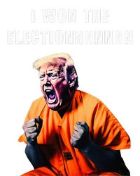 I Won The Election Funny Trump Prisoner Halloween Costume T-Shirt