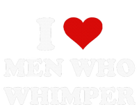 I Love Who Whimper Funny I Heart V-Neck T-Shirt