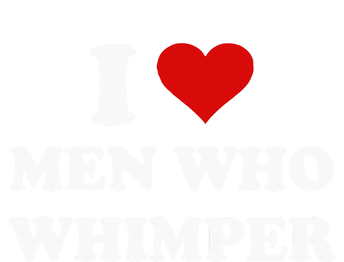 I Love Who Whimper Funny I Heart V-Neck T-Shirt