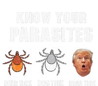 Know Your Parasites Funny Anti Trump Womens California Wash Sweatshirt