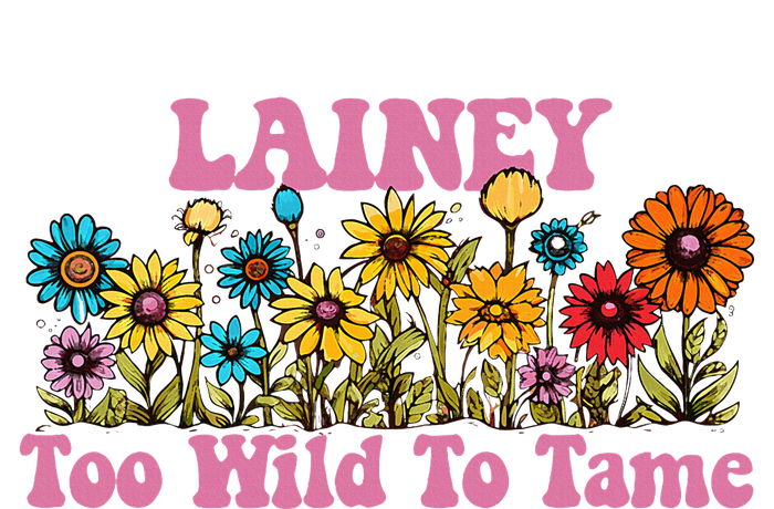 Lainey Name Cute Retro Girl Wildflower Lainey Name Women’s Perfect Tri Rocker Tank