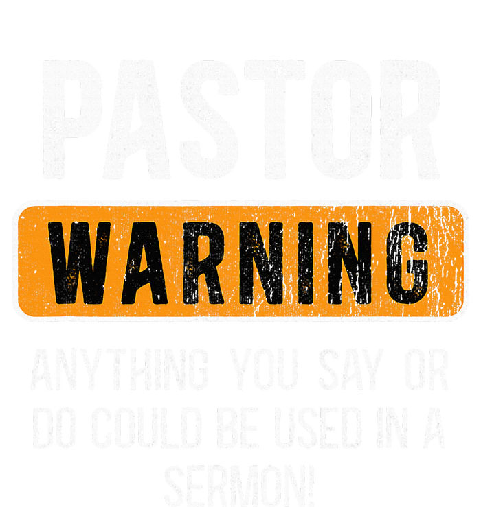 Warning Pastor Warning I Might Put You In A Sermon Toddler Fine Jersey T-Shirt