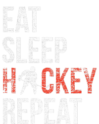 Eat Sleep Hockey Repeat Ice Hockey Baby Long Sleeve Bodysuit