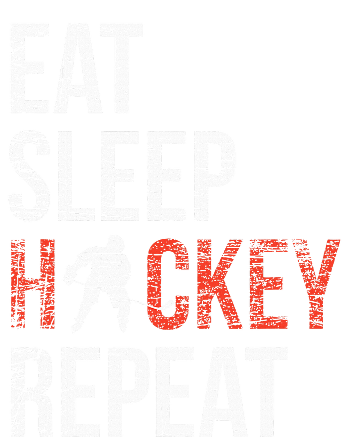 Eat Sleep Hockey Repeat Ice Hockey Baby Long Sleeve Bodysuit